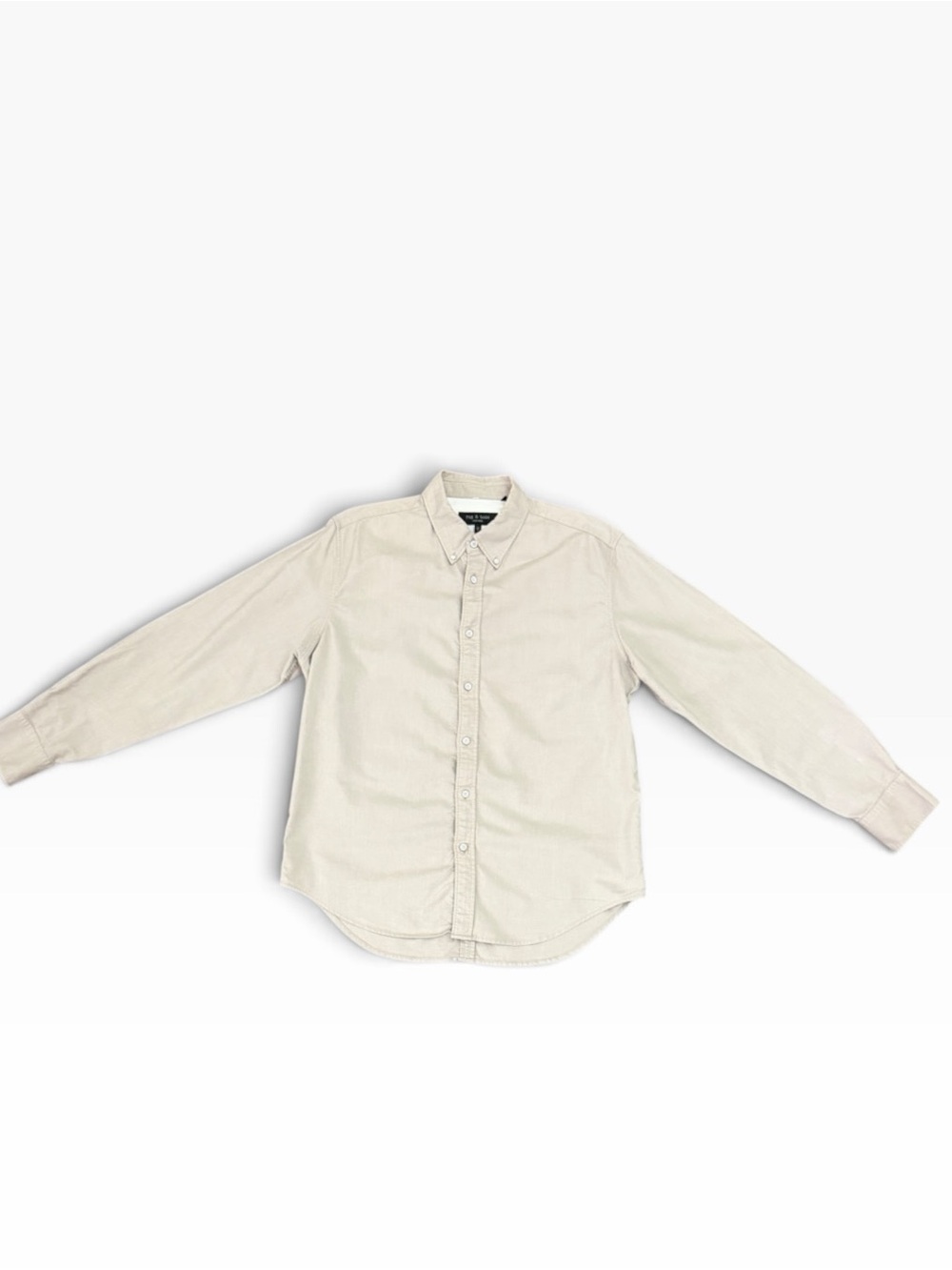 Rag & Bone Gray Button-Down Long Sleeve Shirt